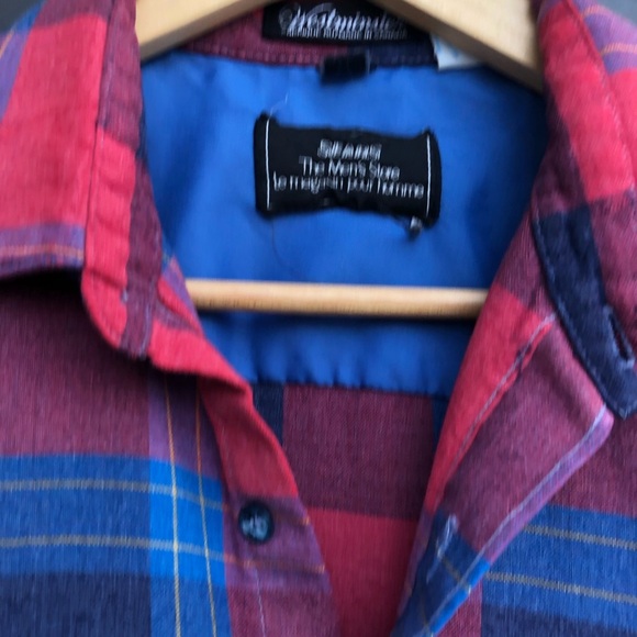 Vintage Sears - The Men’s Store - Plaid button down Shirt  - made in Canada - M - Picture 3 of 4